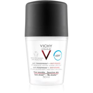 Vichy Homme Deodorant antiperspirant împotriva petelor albe și galbene 48 de ore 50 ml-Țena