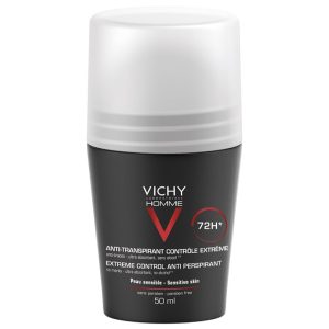 Vichy Homme Deodorant antiperspirant roll-on impotriva transpiratiei excesive 72h 50 ml-ro