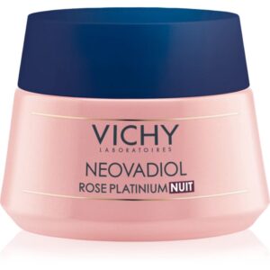 Vichy Neovadiol Rose Platinium cremă de noapte cu efect de iluminare și de regenerare pentru ten matur 50 ml-Țena
