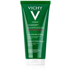 Vichy Normaderm Phytosolution gel intens pentru curatare impotriva imperfectiunilor pielii cauzate de acnee 200 ml-ro