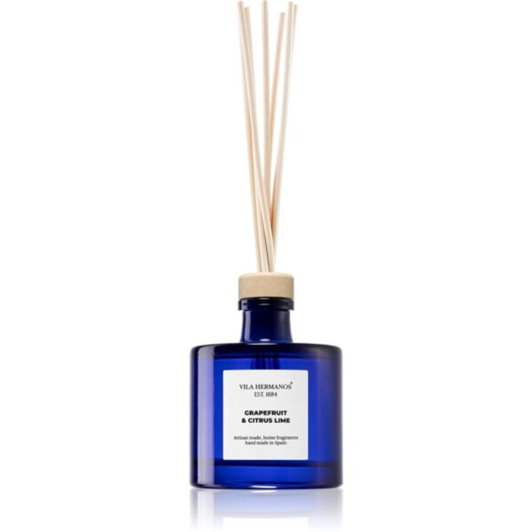 Vila Hermanos Apothecary Cobalt Blue Grapefruit & Citrus Lime difuzor de aroma 100 ml-Țena