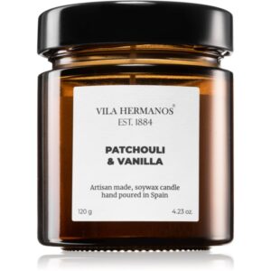 Vila Hermanos Apothecary Patchouli & Vanilla lumânare parfumată 120 g-ro