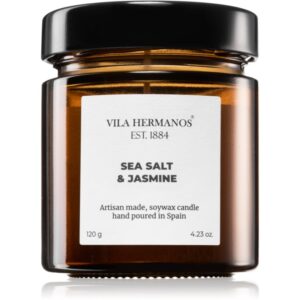 Vila Hermanos Apothecary Sea Salt & Jasmine lumânare parfumată 120 g-ro