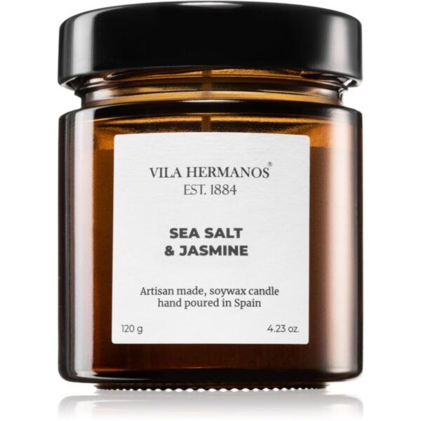 Vila Hermanos Apothecary Sea Salt & Jasmine lumânare parfumată 120 g-ro
