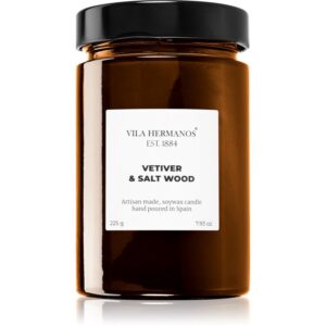Vila Hermanos Apothecary Vetiver & Salt Wood lumânare parfumată 225 g-ro