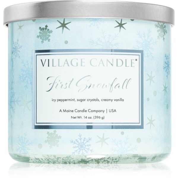 Village Candle First Snowfall lumânare parfumată 396 g-ro