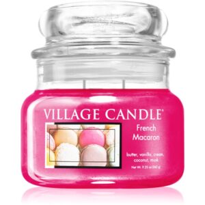 Village Candle French Macaroon lumânare parfumată  (Glass Lid) 262 g-ro