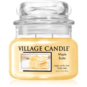 Village Candle Maple Butter lumânare parfumată  (Glass Lid) 262 g-ro