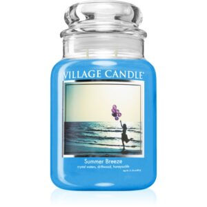 Village Candle Summer Breeze lumânare parfumată (Glass Lid) 602 g-ro