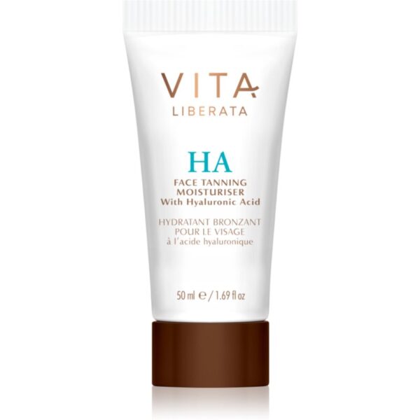 Vita Liberata Face Tanning Moisturiser with Hyaluronic Acid crema de fata hidratanta cu efect autobronzant 50 ml-Țena