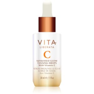 Vita Liberata Sunkissed Glow picaturi pentru bronzare faciale cu vitamina C 30 ml-Țena