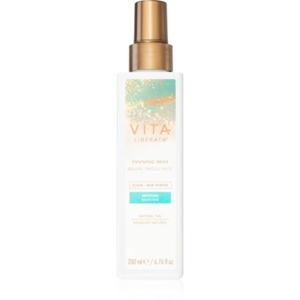 Vita Liberata Tanning Mist  Clear Spray pentru protectie hidratant culoare Medium 200 ml-Țena