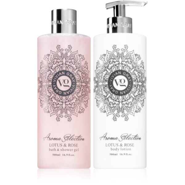 Vivian Gray Aroma Selection Lotus & Rose set cadou 2x500 ml-ro