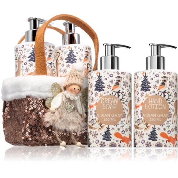Vivian Gray Bronze Fairy Ylang & Vanilla set cadou de Crăciun 2x250 ml-Țena