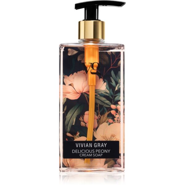 Vivian Gray Delicious Peony Săpun lichid hrănitor pentru mâini 350 ml-Țena