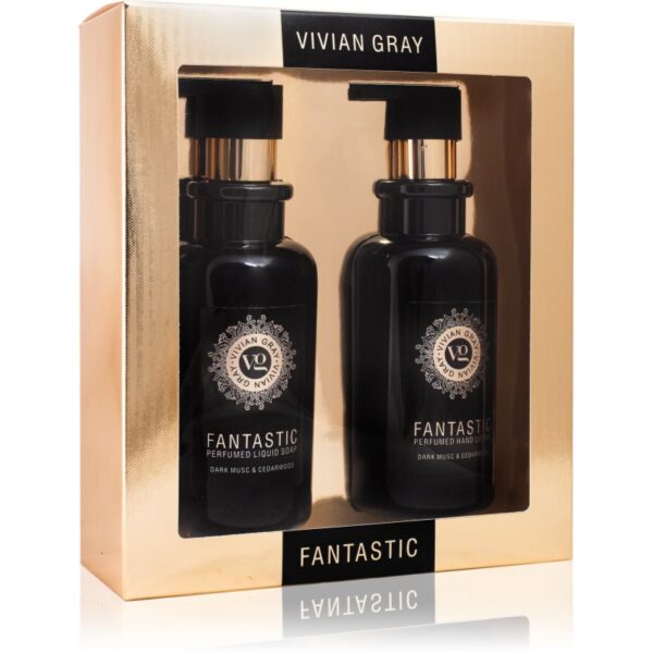 Vivian Gray Fantastic Dark Musk & Cedarwood set cadou de maini-Țena