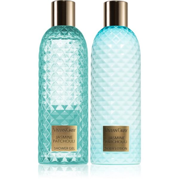 Vivian Gray Gemstone Jasmine & Patchouli set cadou pentru piele neteda si delicata-Țena