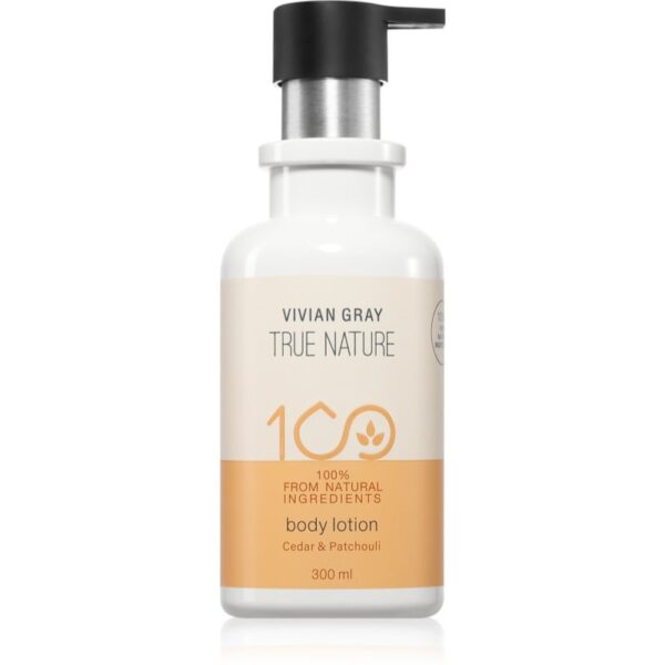 Vivian Gray True Nature Cedar & Patchouli lotiune de corp hranitoare 300 ml-ro