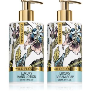 Vivian Gray Wild Flowers set cadou de maini-Țena
