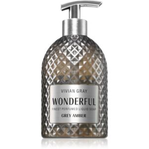 Vivian Gray Wonderful Grey Amber săpun lichid de lux de maini produs parfumat 500 ml-Țena