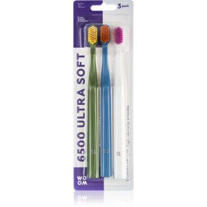 WOOM Toothbrush 6500 Ultra Soft periuțe de dinți 3 buc-ro