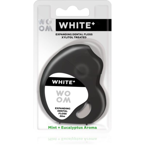 WOOM White+ Dental Floss ata dentara cerata 30 m-ro