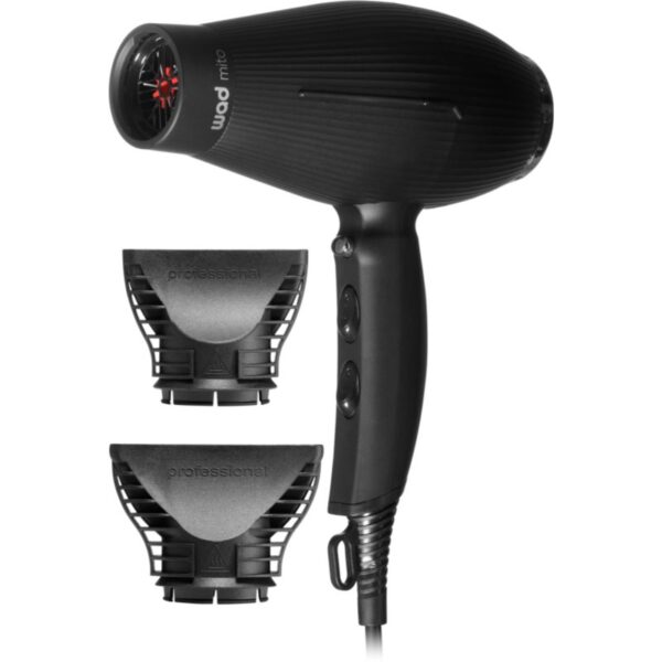 Wad Mito Hair Dryer Chrome uscator de par Black 1 buc-Țena