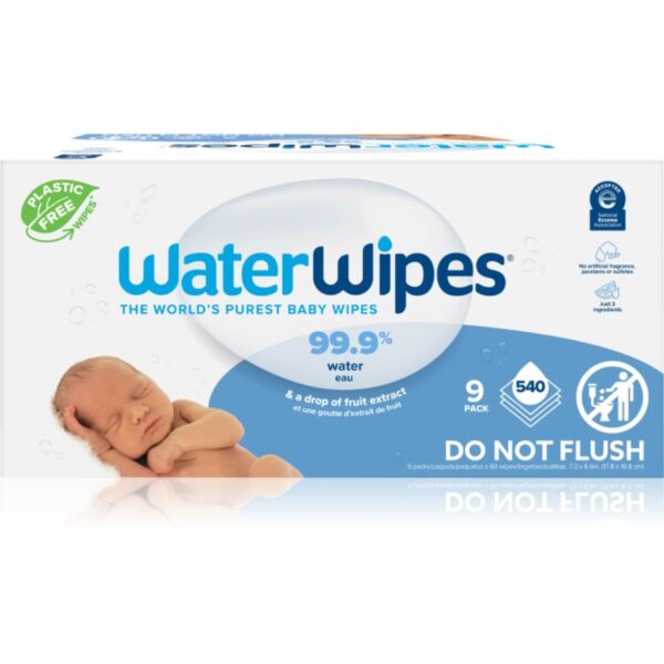 WaterWipes Baby Wipes 9 Pack servetele delicate pentru copii 9x60 buc-ro