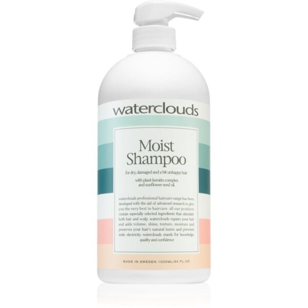 Waterclouds Moist Shampoo sampon hidratant pentru par uscat 1000 ml-Țena