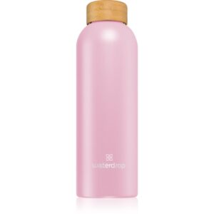 Waterdrop Thermo Steel sticlă inoxidabilă pentru apă culoare Pastel Pink Matt 600 ml-Țena