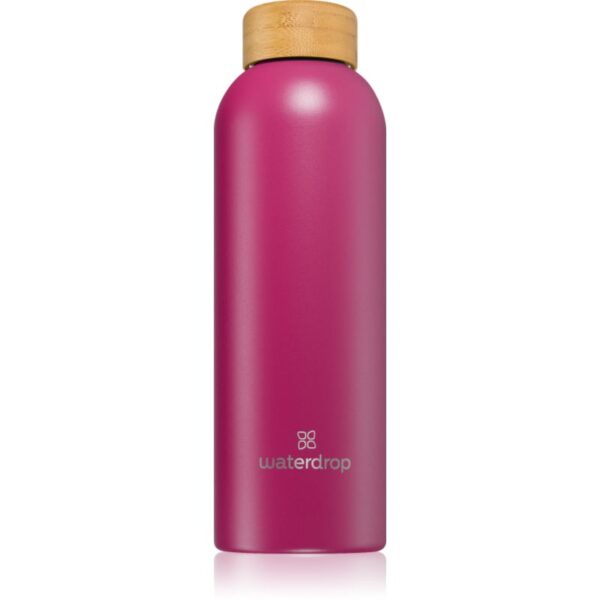 Waterdrop Thermo Steel sticlă inoxidabilă pentru apă culoare Pink Matt 600 ml-Țena