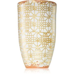Wax Design Ceramic Lattice White Wild Iris lumânare parfumată 13x21 cm-Țena
