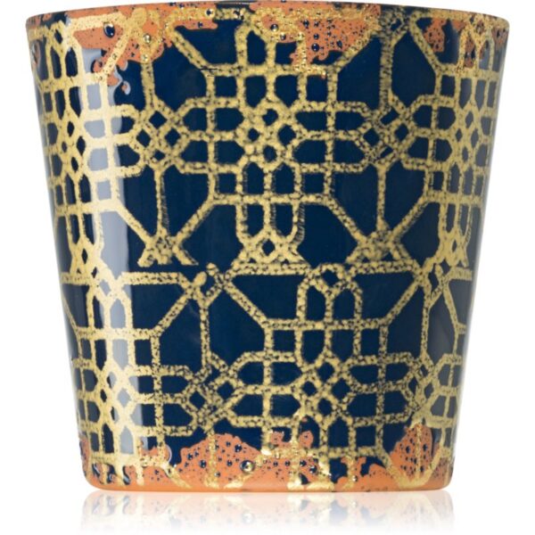 Wax Design Lattice Midnight Blue Spa Water lumânare parfumată 10x10 cm-Țena