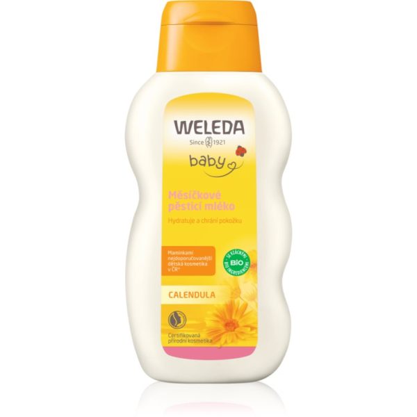 Weleda Baby and Child loțiune de tratament cu gălbenele 200 ml-ro