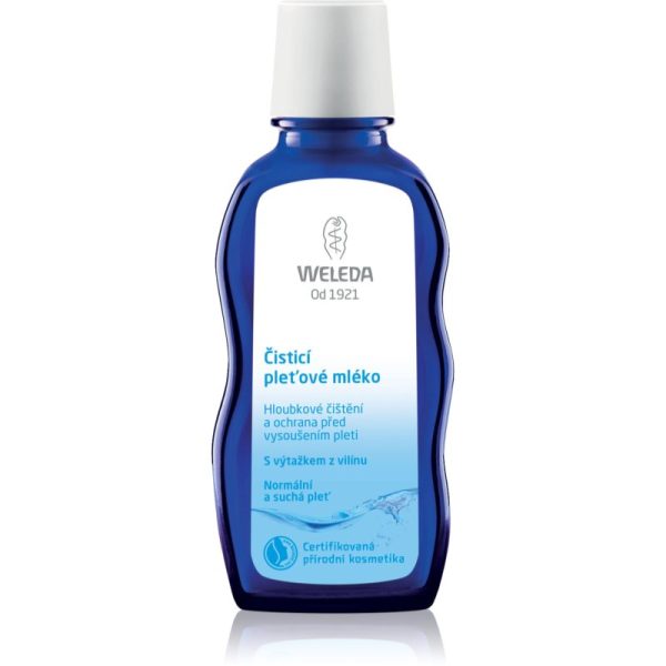 Weleda Cleansing Care Cleaning Care lapte pentru curatare pentru ten normal spre uscat 100 ml-ro