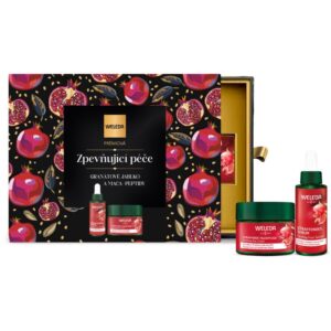 Weleda Pomegranate and Maca peptides SET I. set cadou cu efect de întărire pentru femei Premium-Țena