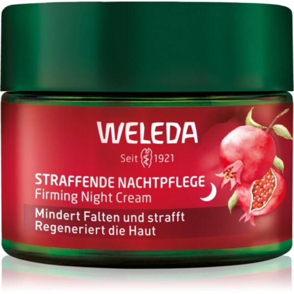Weleda Pomegranate crema de noapte pentru fermitate cu maca-peptide 40 ml-Țena