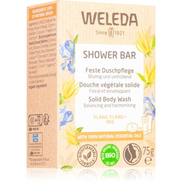 Weleda Shower Bar săpun vegetal cu arome florale 75 g-Țena
