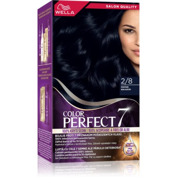 Wella Color Perfect culoare par culoare 2/8 Blue Black 1 buc-ro