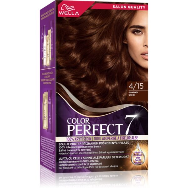 Wella Color Perfect culoare par culoare 4/15 Cool Evening Brown 1 buc-ro
