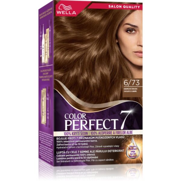 Wella Color Perfect culoare par culoare 6/73 Toffee Chocolate 1 buc-ro