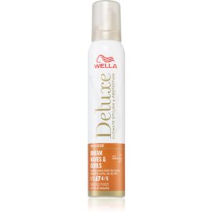 Wella Deluxe Dream Waves & Curls spuma  pentru par ondulat si cret 200 ml-Țena