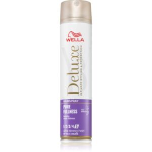 Wella Deluxe Pure Fullness fixativ pentru păr cu fixare foarte puternică pentru volum 250 ml-ro