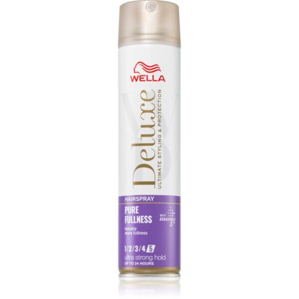 Wella Deluxe Pure Fullness fixativ pentru păr cu fixare foarte puternică pentru volum 250 ml-ro