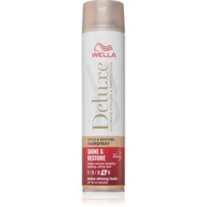 Wella Deluxe Shine & Restore fixativ cu fixare puternică pentru volum 250 ml-ro