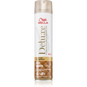 Wella Deluxe Silky Smooth spray pentru regenerarea părului cu fixare foarte puternică 250 ml-ro