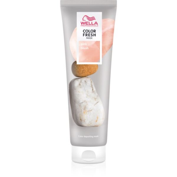 Wella Professionals Color Fresh mască colorantă pentru toate tipurile de păr culoare Pink blush 150 ml-Țena