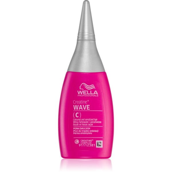 Wella Professionals Creatine+ Wave permanent pentru par sensibil potrivit și pentru părul vopsit Wave C/S 75 ml-ro