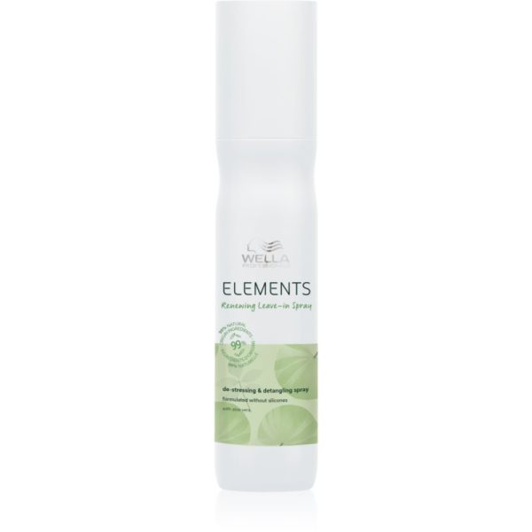 Wella Professionals Elements Renewing balsam (nu necesita clatire) pentru un par stralucitor si catifelat 150 ml-ro