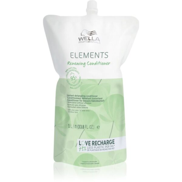 Wella Professionals Elements Renewing balsam pentru regenerare pentru un par stralucitor si catifelat 1000 ml-Țena